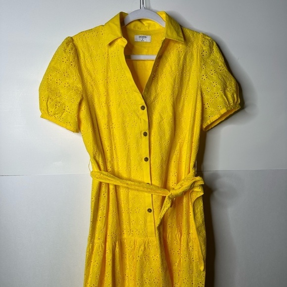 UNTUCKIT Cotton Eyelet short Sleeve Augusta Dress - Picture 5 of 8